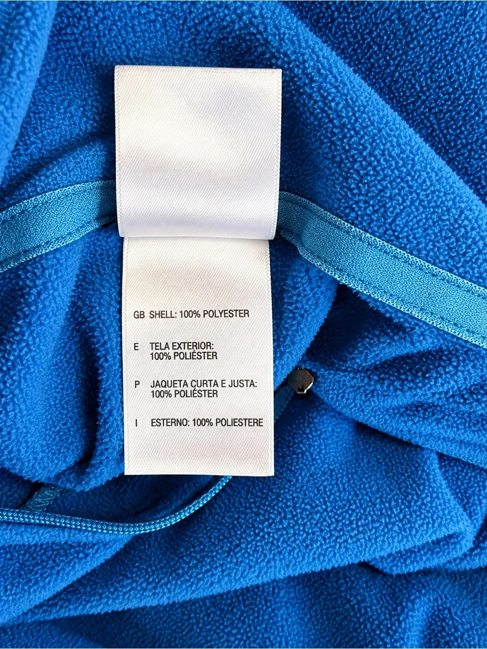 The North Face Men’s Medium Blue Fleece 1/4 Zip Pullover Jacket Outdoor